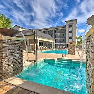 Miramar With Pool - Walk To Beach! Apartment